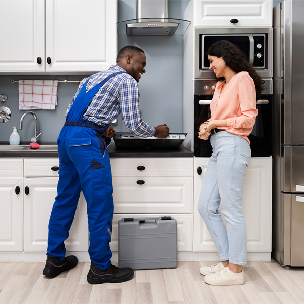 what kind of warranty do you offer on your cooktop repair services in Olivet